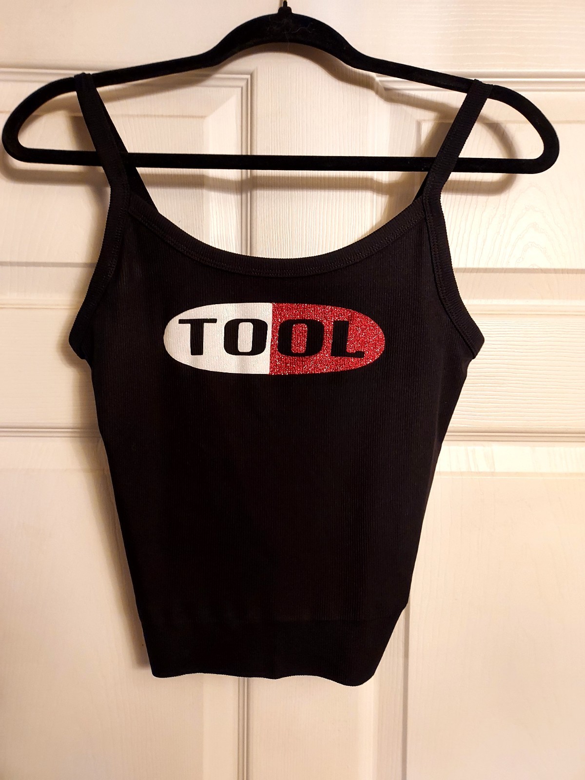 tool band Crop top pill design tool Tank top tool shirt Glitter SizexXs-2x