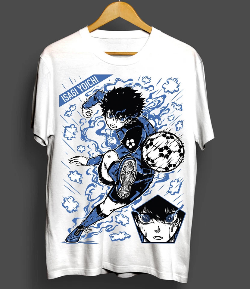Yoichi Isagi Blue Lock Anime Gift Shirt,Meguru Bachira,Kunigami,Rin Shirt White