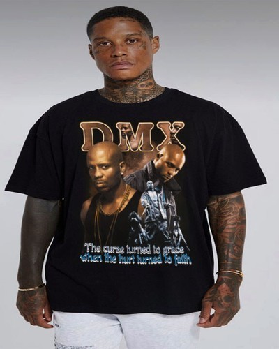 DMX BROWN RAP HIP HOP T SHIRTS MEN’S SIZES