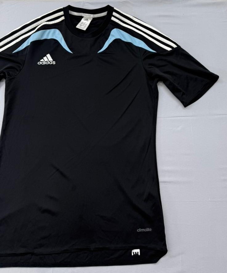 Adidas Soccer Jersey Mens Black Climalite Size S Squadra17