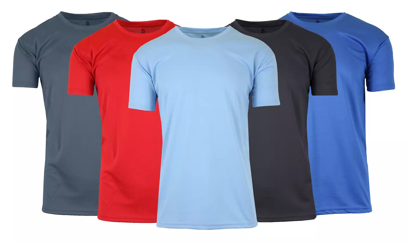 Men’s Moisture Wicking Crew Neck T-Shirt TAGLESS ( Sizes, S-2XL ) NWT FREE SHIPP