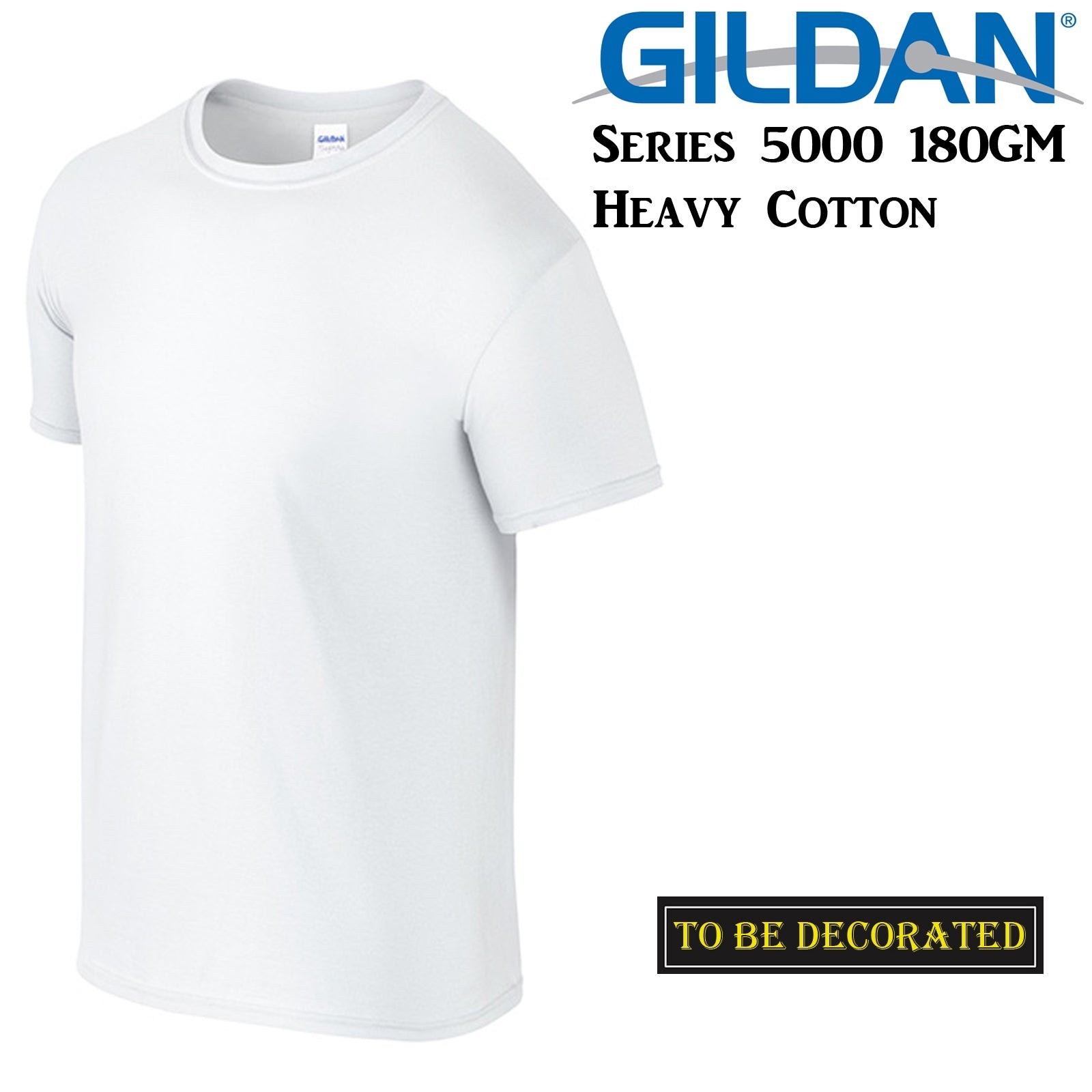 AU Gildan T-SHIRT White Basic tee S M L XL XXL 3XL 4XL 5XL Men’s Heavy Cotton