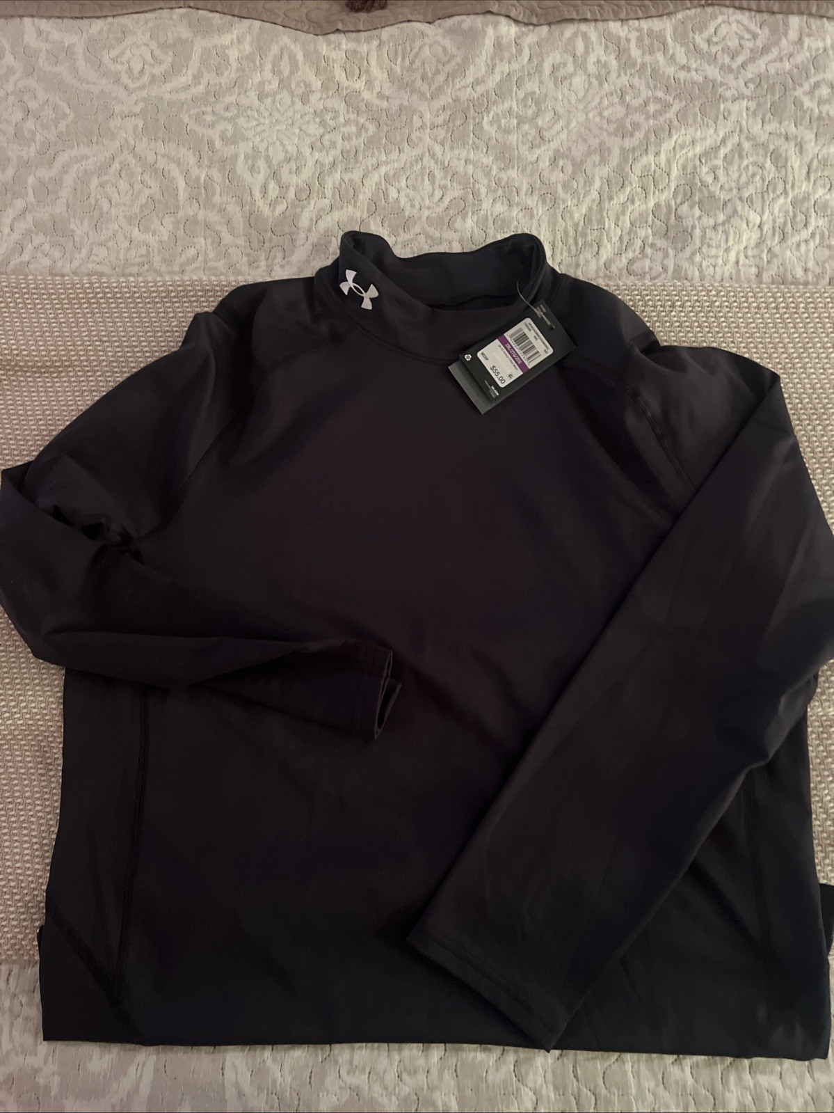 Under Armour Coldgear Fitted Mock Long Sleeve Short Men’s XXL 1366066-002 New