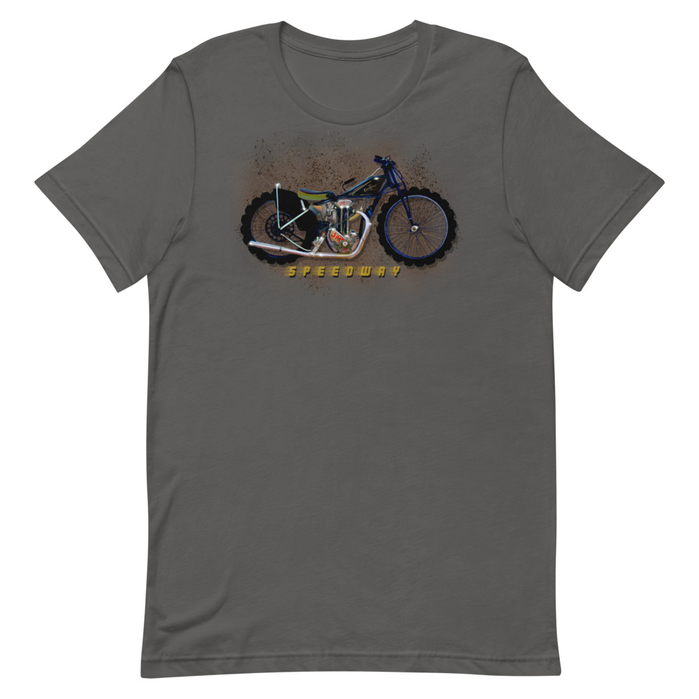 MotorManiac Designed Motorcycle Speedway Unisex Soft style Tshirt Made to Order