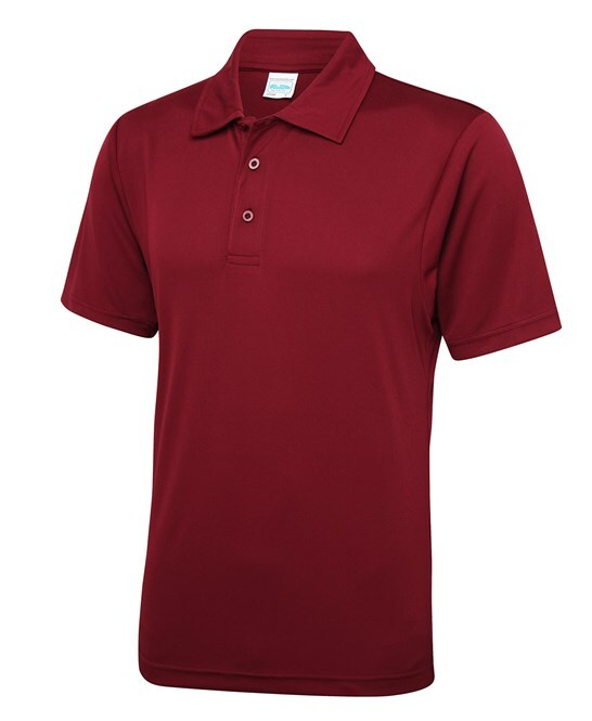 Personalised Custom Just Cool Awdis Polo T-shirt Casual Short Sleeve JC040
