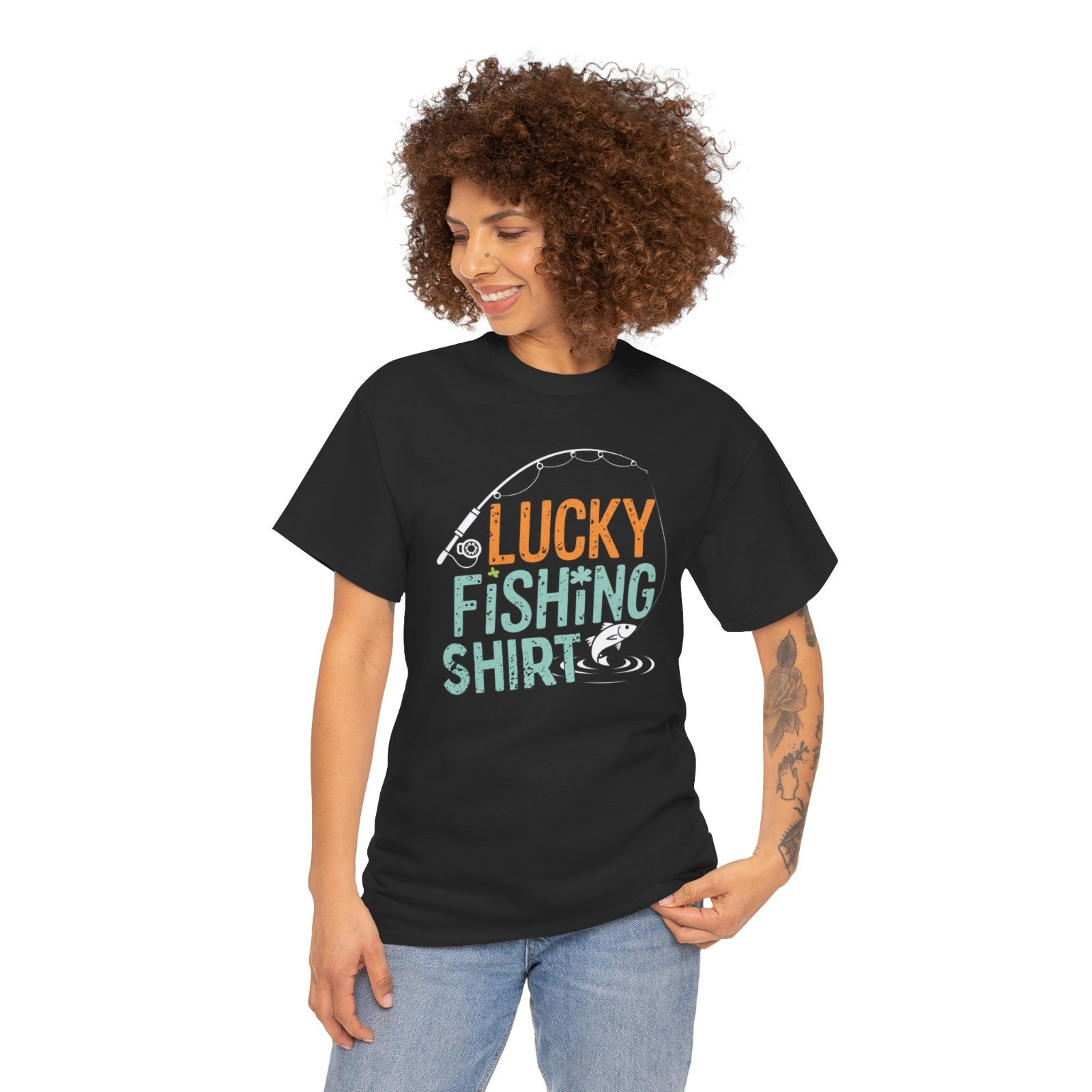 This Is My Lucky Fishing Fisherman’s Favorite Artwork T-Shirt