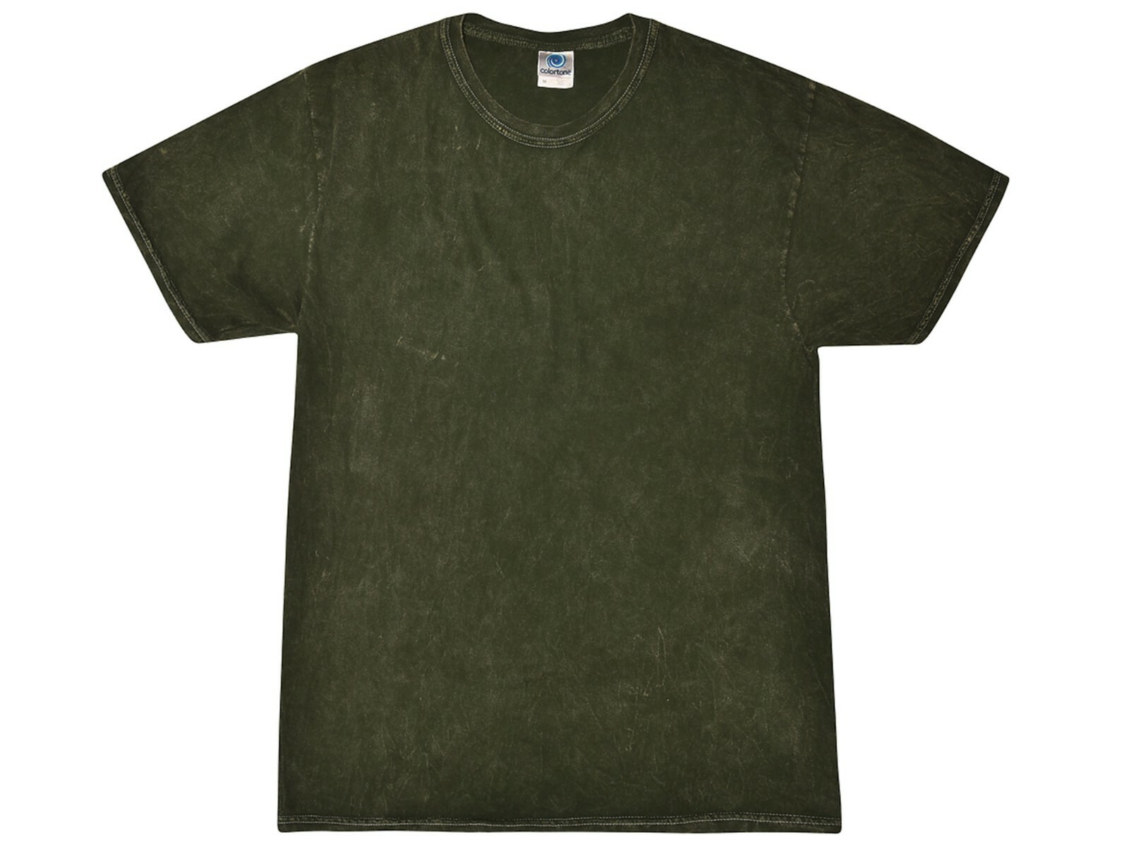Mineral Wash Vintage Green T-Shirts Adult S to 3XL Short Sleeve 100% Cotton