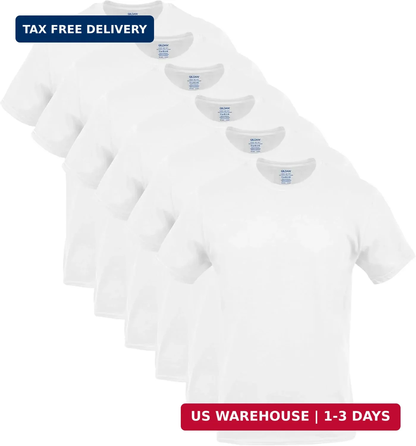 Gildan Men’s Crew T-Shirts, Multipack, Style G1100