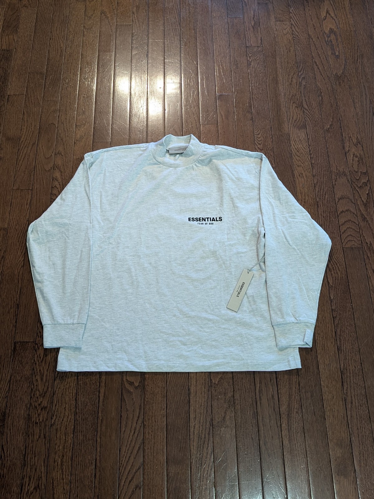 BNWT Fear of God Essentials Light Oatmeal Long Sleeve Shirt – Size S