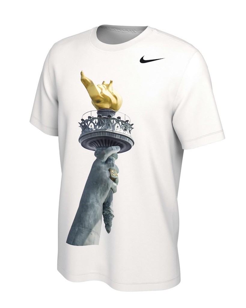 2024 Nike New York Liberty Statue of Liberty WNBA Championship RING Shirt Large