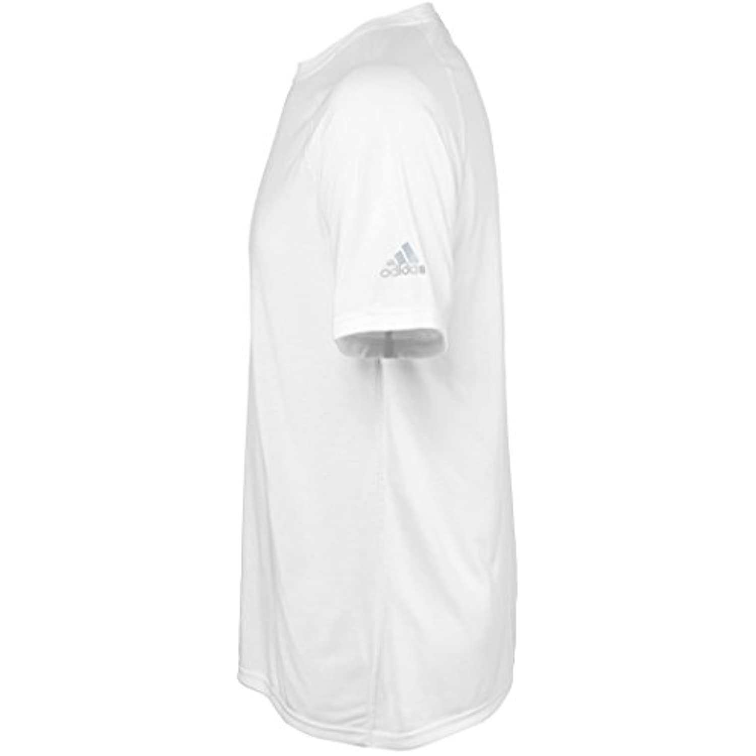adidas Men’s Climate Ultimate Short Sleeve T-Shirt (X-Large, White)