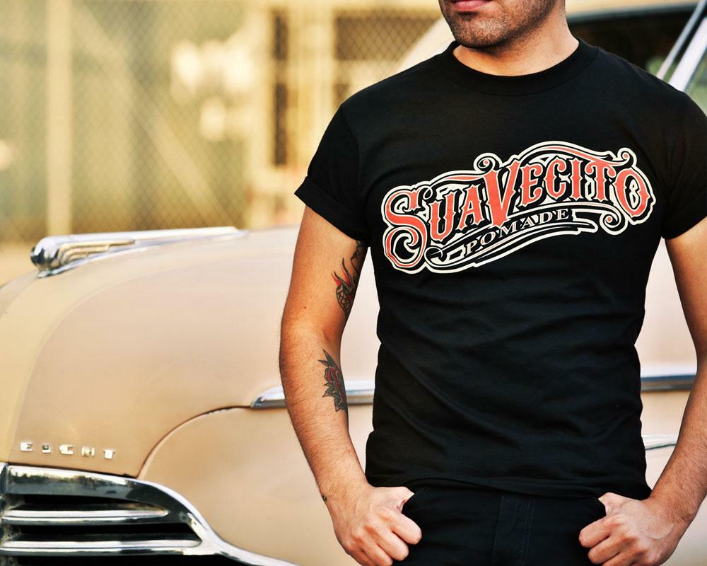Men’s Suavecito OG Cream & Orange Tee Shirt (S, M, L, XL, 2XL, 3XL, 4XL, 5XL)