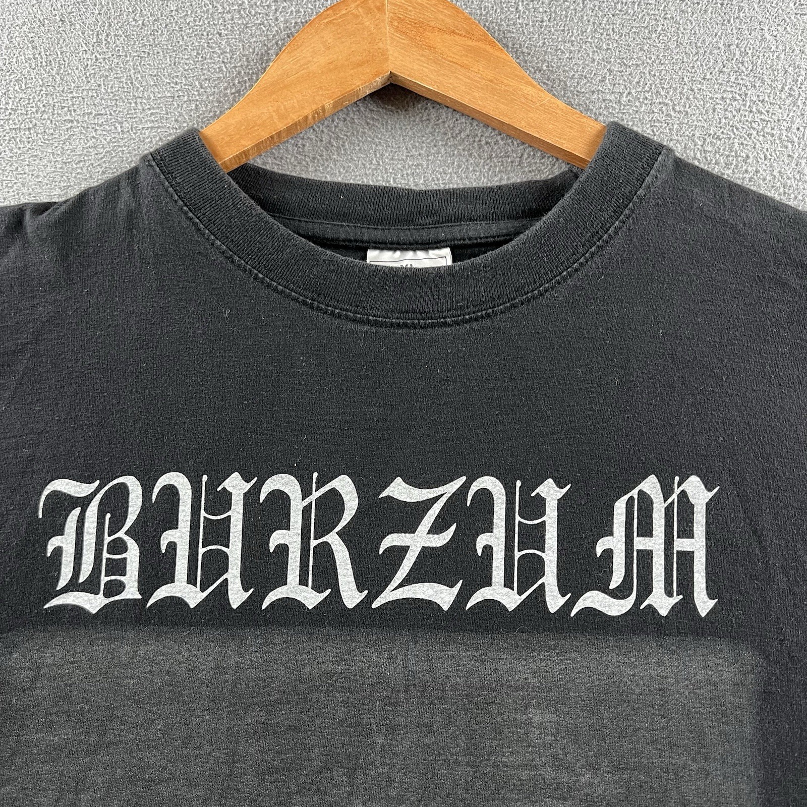 Vintage 1Burzum Shirt Mens XL Black When Night Falls Misanthropy Records RARE OG