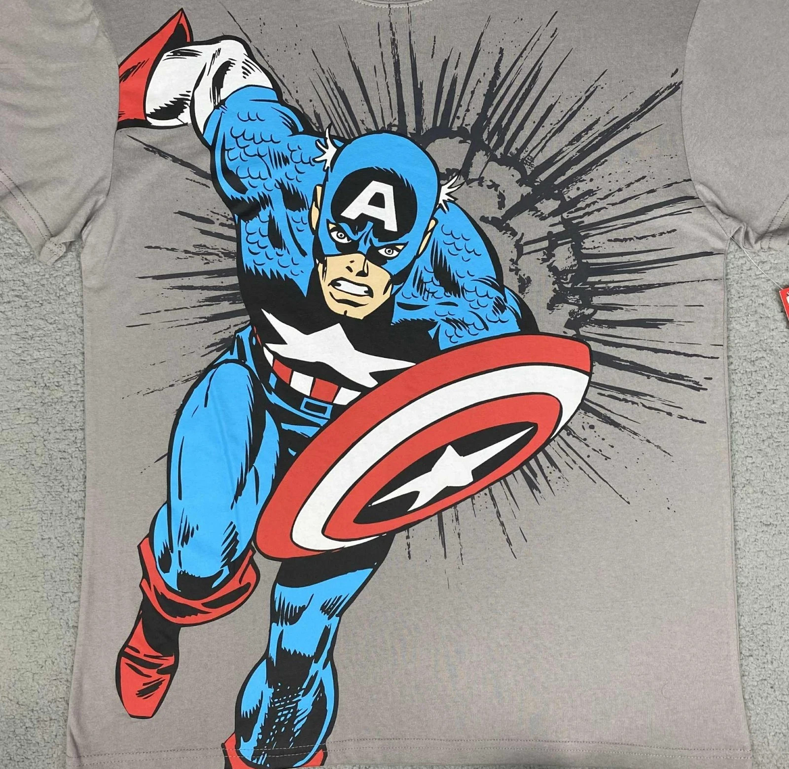 Marvel Captain America T Shirt Men’s Size Large New With Tag