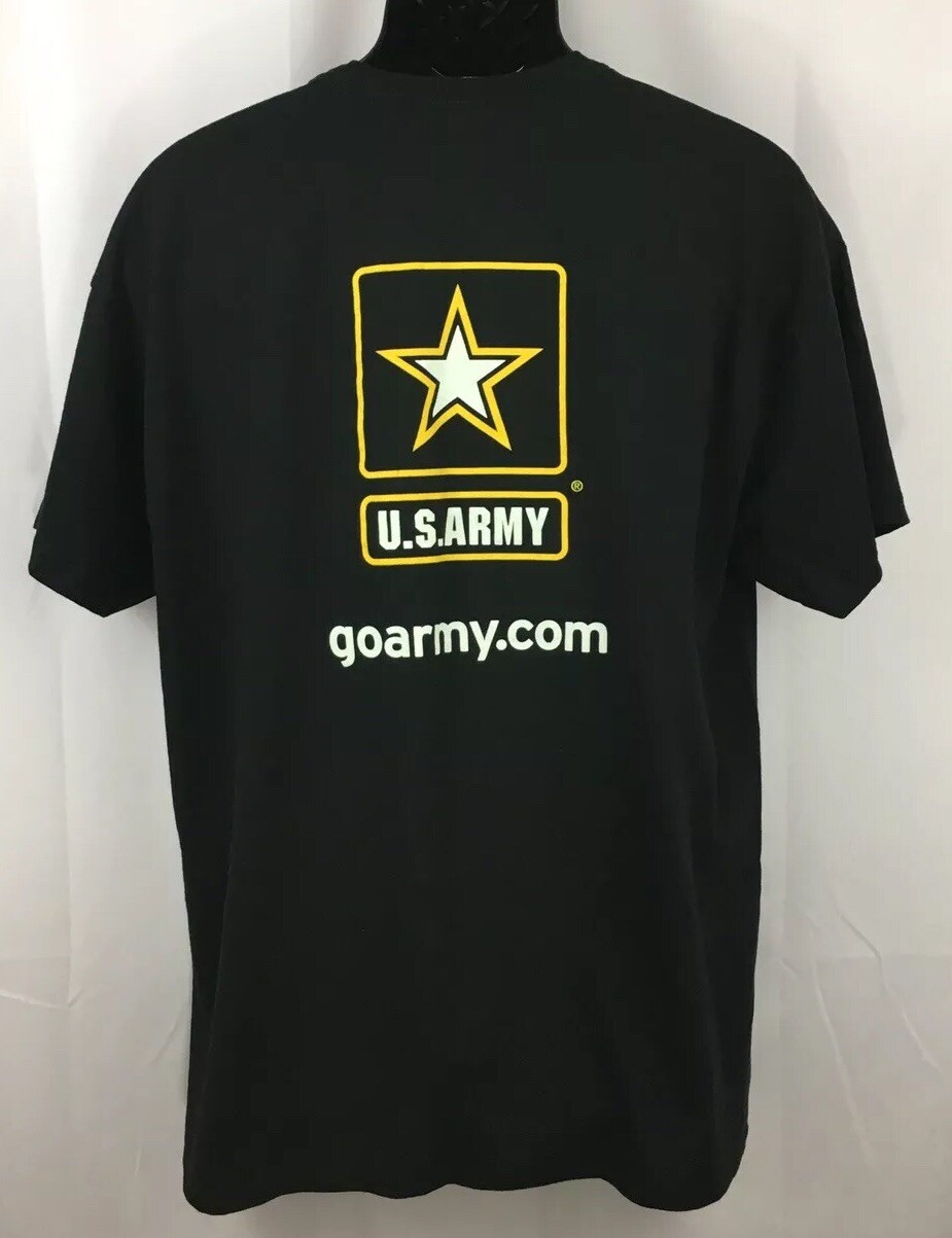 Can You Make The Cut US Army Military Mens Graphic Tshirt XL Black