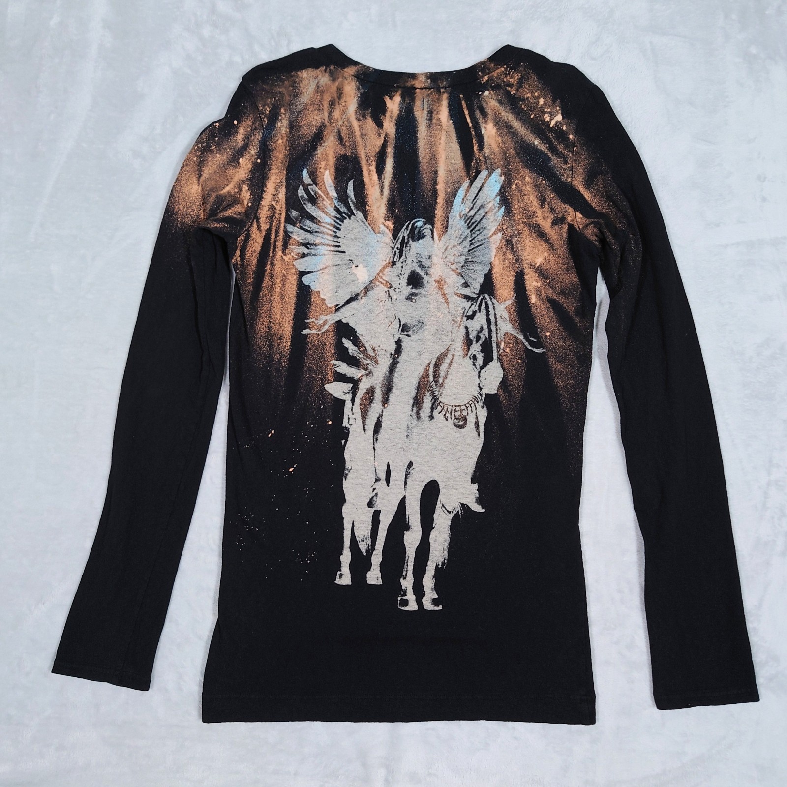 L.G.B. T-Shirt Size 1 Long Sleeve No Great Heart Ray LSC Slub Cotton