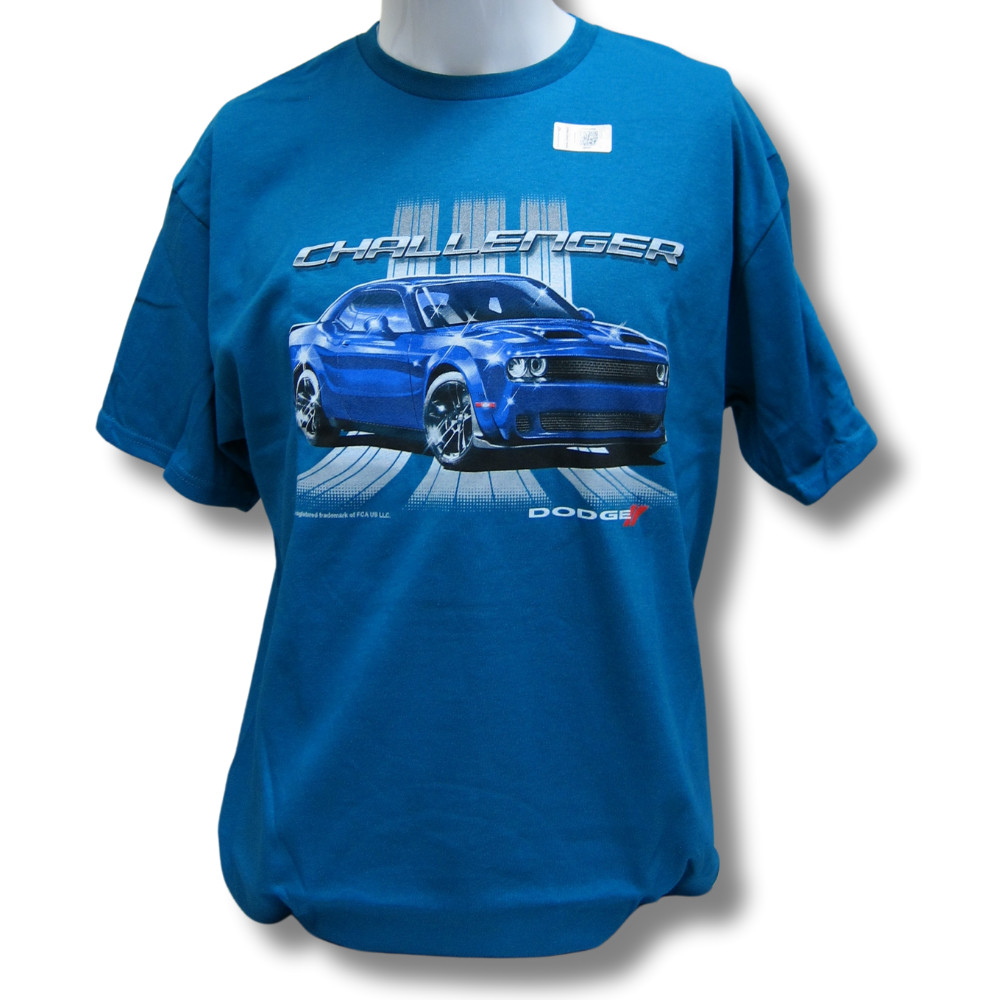 Dodge Challenger GR Car Auto Graphic Cotton T-Shirt Official Licensed