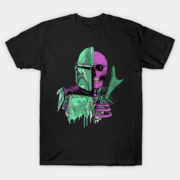 The Mandalorian T-Shirt Star Wars Bounty Hunter Graphic Tee Sci-Fi Movie Shirt