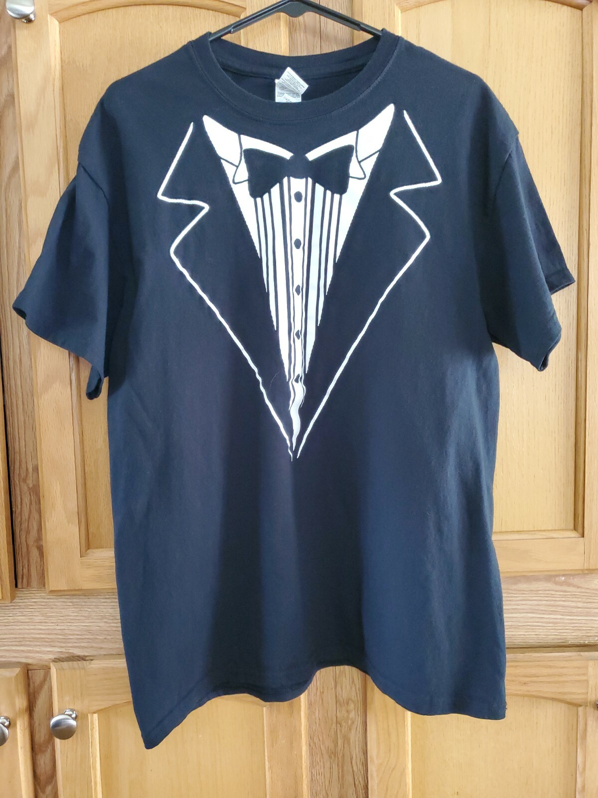 Tuxedo T-shirt- Fun Wedding Prom Bachelor Party Groom ,any occasion Sz L