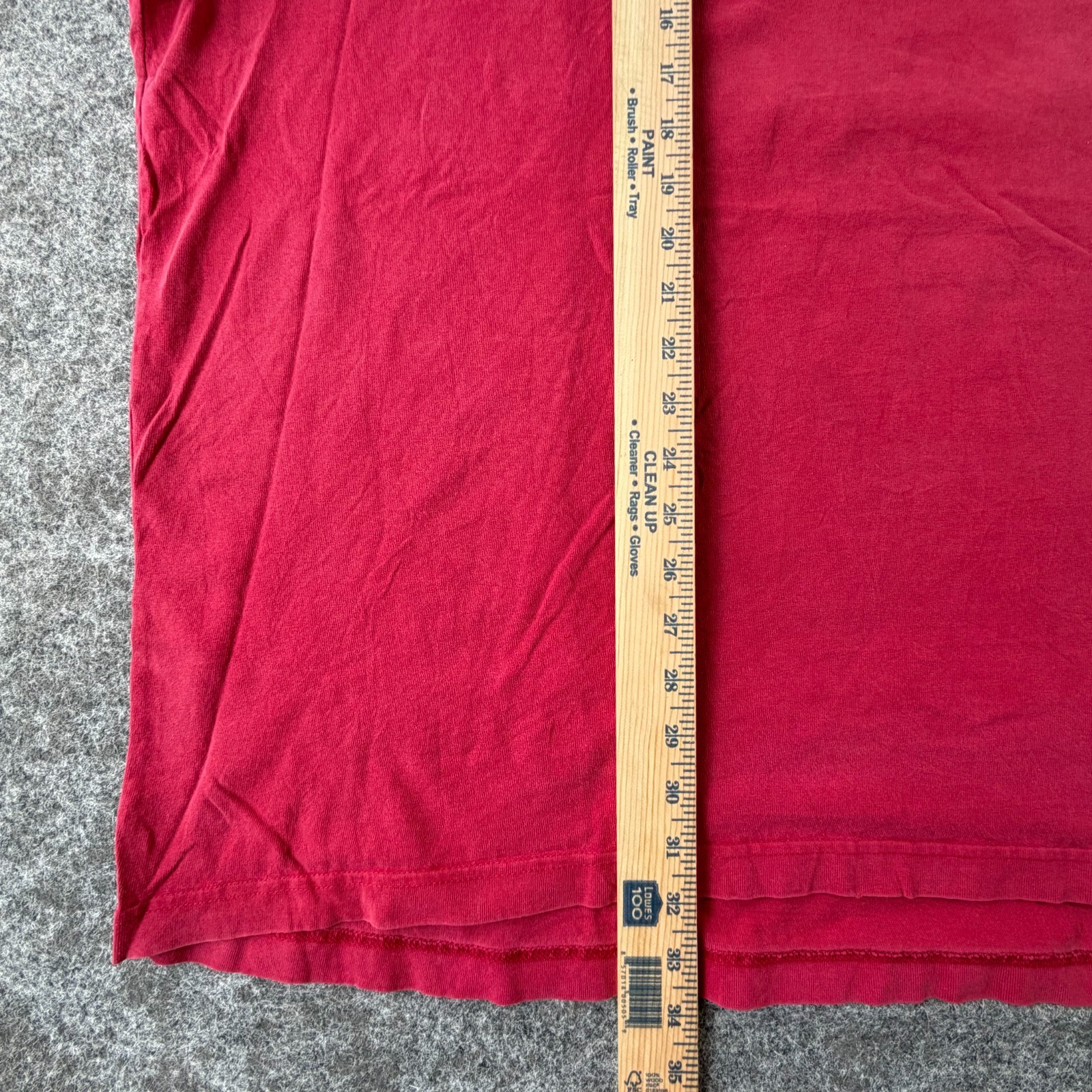 Carhartt Iconic K87 Pocket T Shirt Mens 4XL Red Cotton Short Sleeve Loose Fit