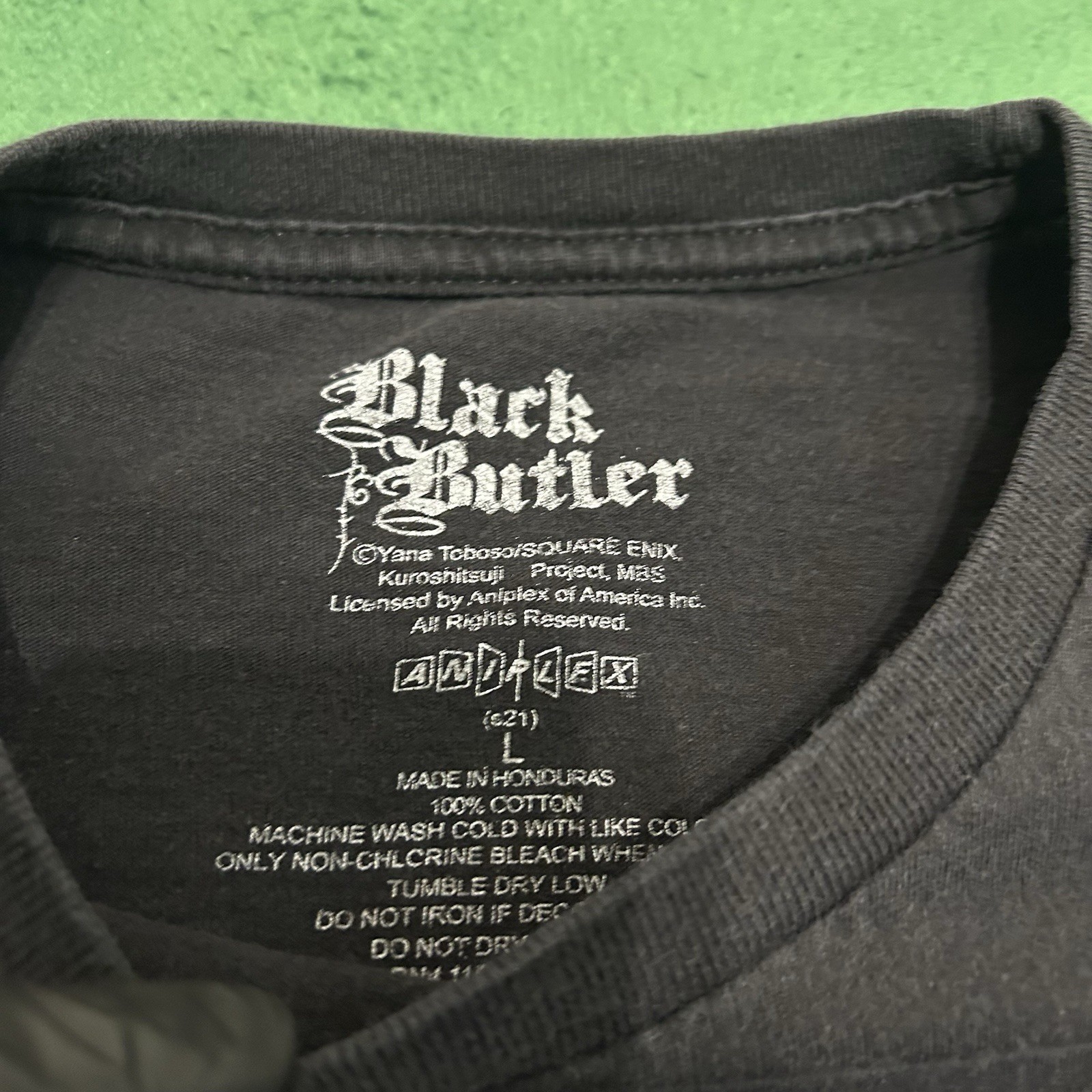 Black Butler T-Shirt Mens Forever Yes My Lord Anime MangaBig Graphic Large L