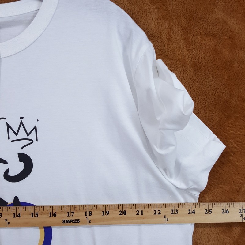 PAUL SMITH Shirt Mens XXL White Pullover Crew Graphic Cyclist Bike Logo T-Shirt