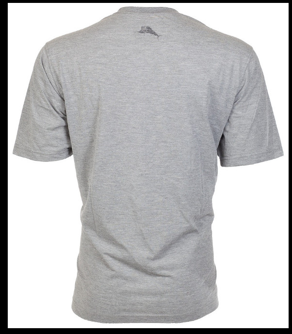 $45 TOMMY BAHAMA Heather Grey LONG WEEKEND Relaxed Fit Short Sleeve T-shirt NWT