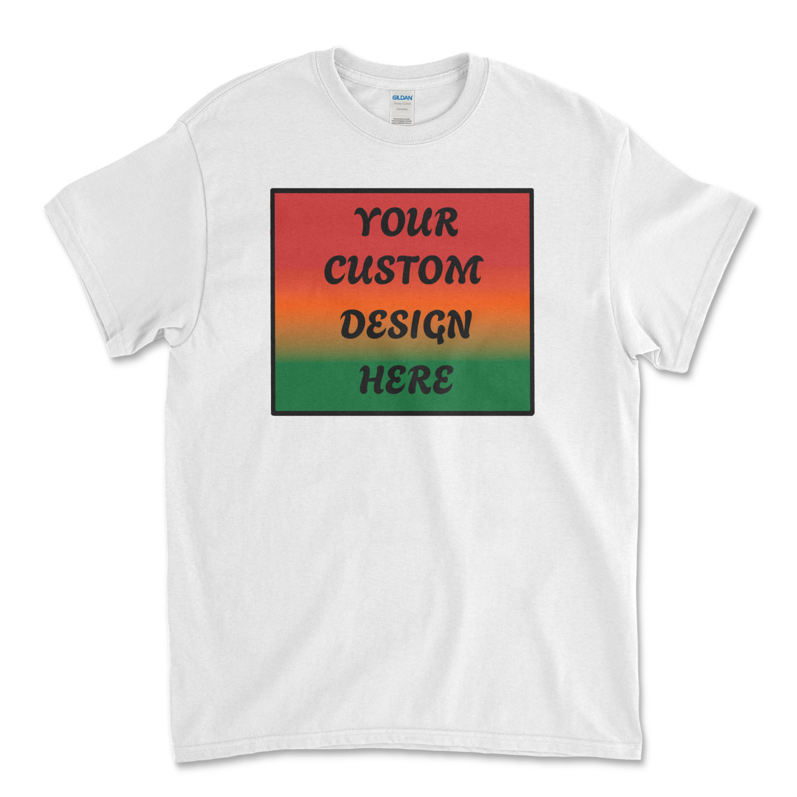 Personalized Custom T-Shirt Customized w/Photo, Text, Logo DTF on Gildan shirt