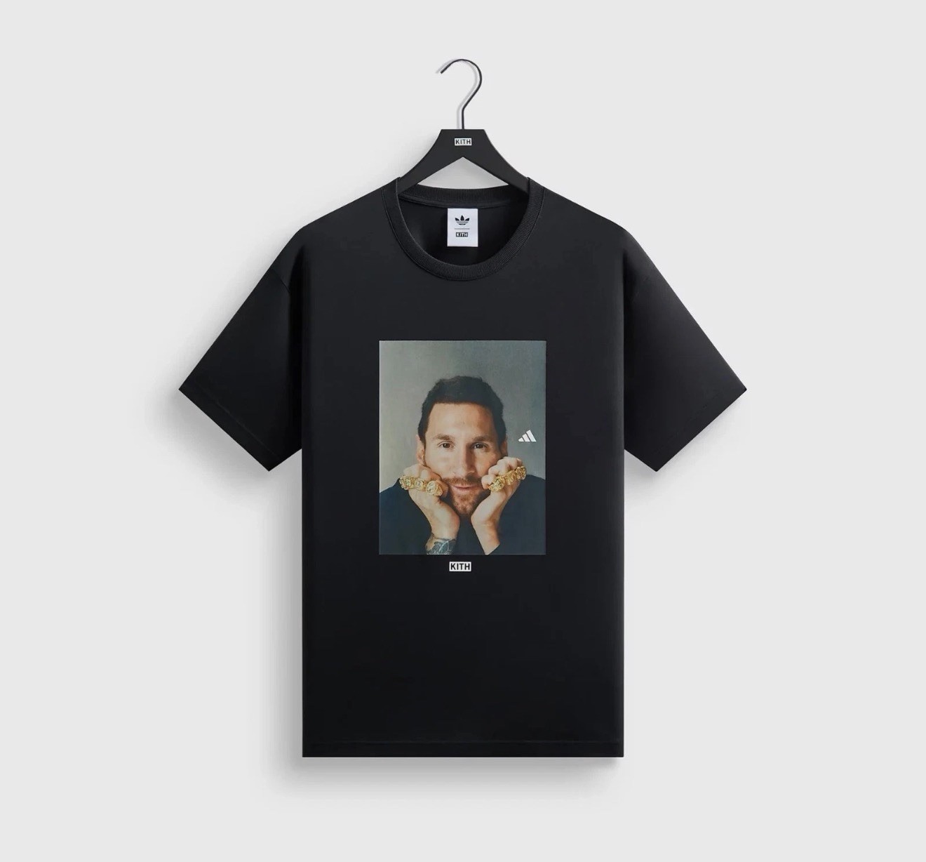 Kith & Messi For Adidas Football Graphic Tee Black