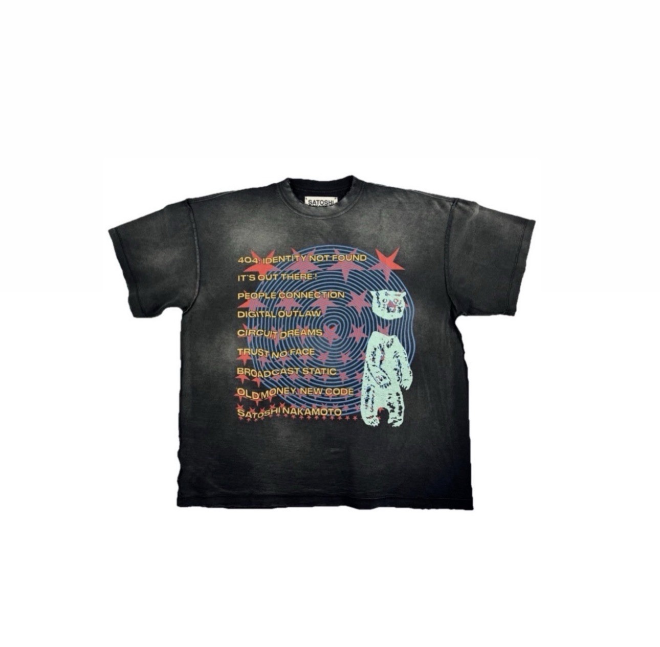 Satoshi Nakamoto – Overdrive T-Shirt Size: L