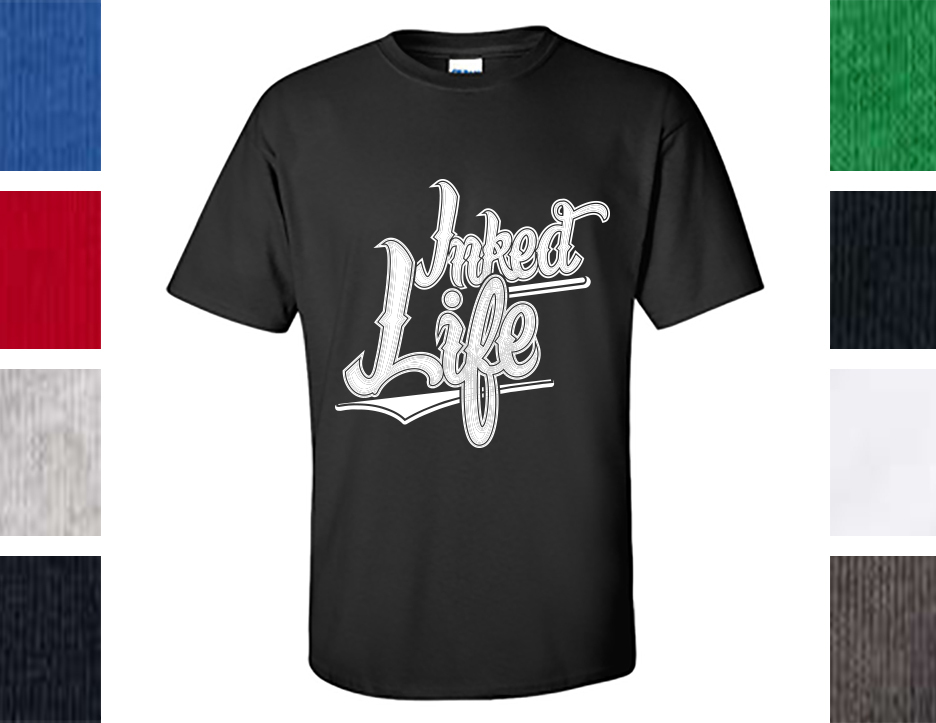 Inked Life Shirt – Tattoo, Tatted, Ink, Tattoo Artist