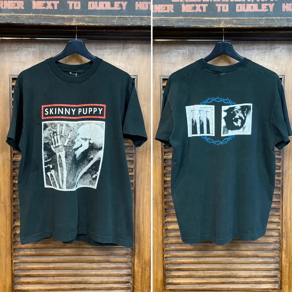Vintage Skinny Puppy Industrial Electronic Band T-Shirt