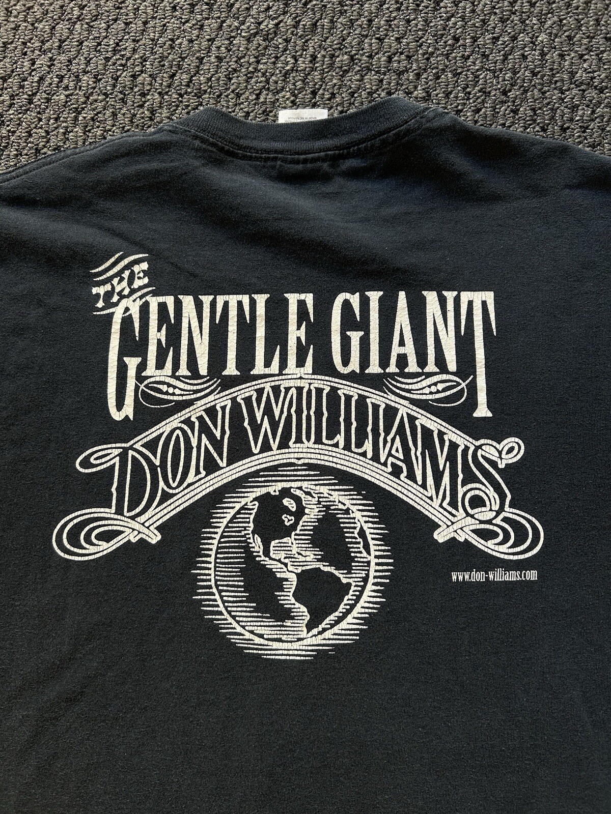 Don Williams Gentle Giant Tour Size M Men’s 90’s Country Music T Shirt Vintage