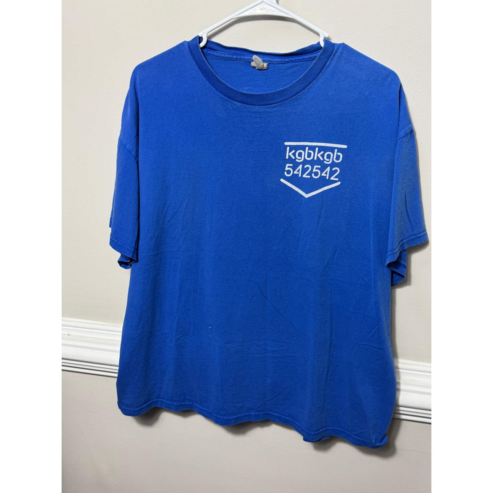 Vintage 2009 MTVU Spring Break Promo T-Shirt Blue Graphic Tee Adult XL
