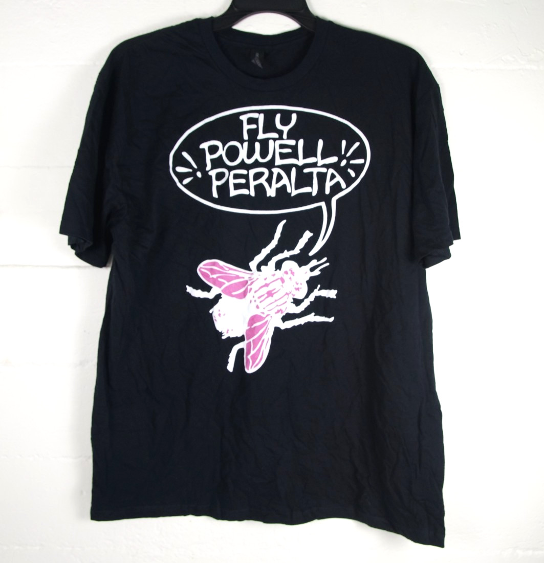 Fly Powell Peralta Skateboard Shirt Black Size XL