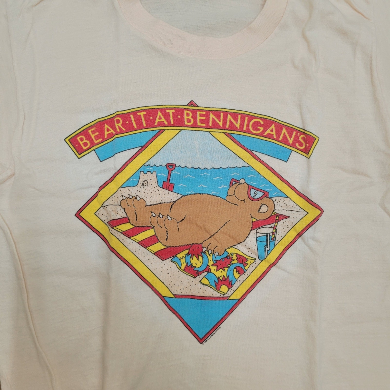 VTG 80s 50/50 PAPER THIN Single Stitch T-Shirt Mens XS / Womens S USA Made
