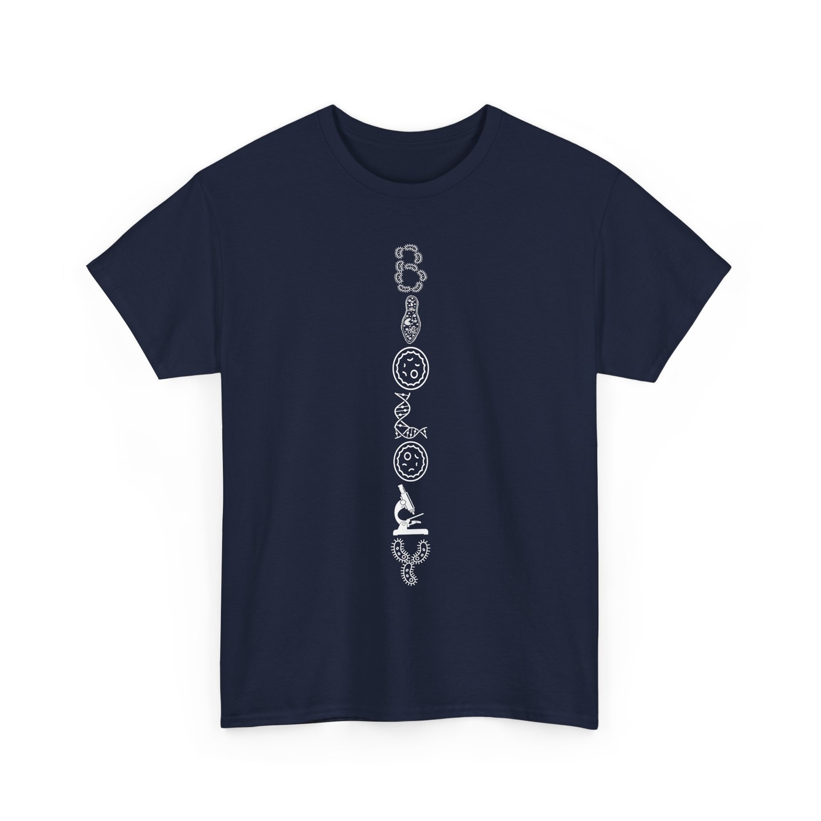 Biology T-Shirt, DNA Microscope Biologists Teachers Students Shirt