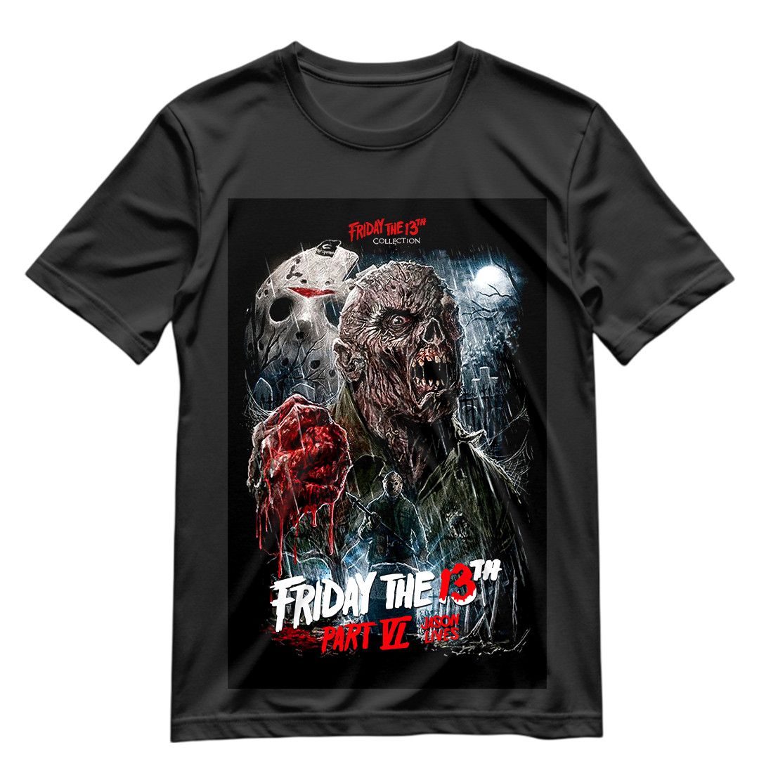 Friday the 13th Part VI T-Shirt Jason Voorhees Shirt S-3XL Friday Tee