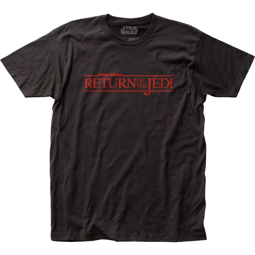 Men’s Star Wars Return of the Jedi Logo T-Shirt Black – New