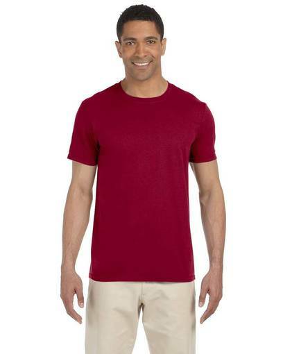 Gildan G640 Adult Unisex Softstyle® tshirt MD Medium Cardinal Red Shirt