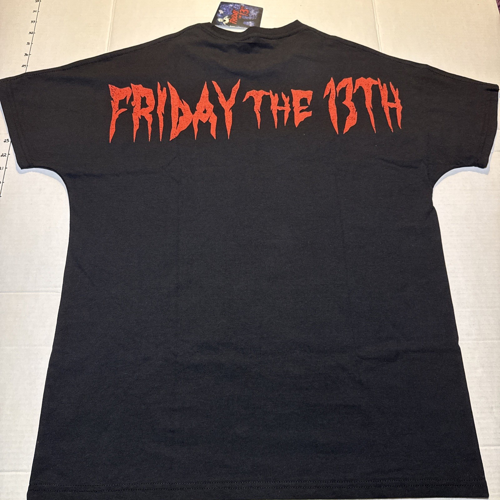 JASON VOORHEES Friday The 13th Mens Size Large T-SHIRT & Kuzos Jason Mask, NWT🔥