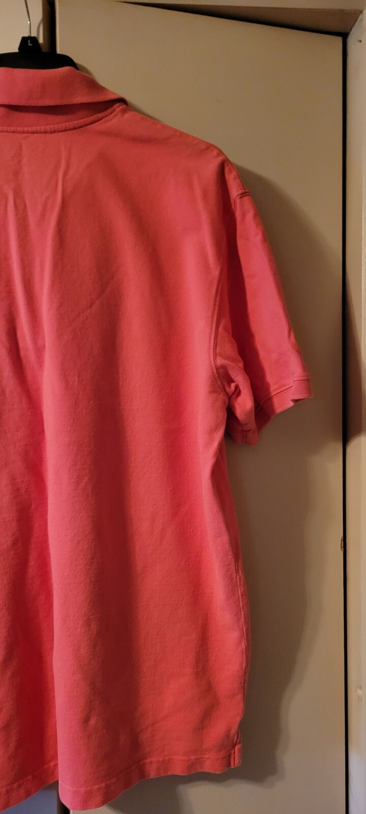 St Johns Bay XXL 2XL Mens Polo Shirt Short Sleeve Easy Care Pockets Pink Salmon