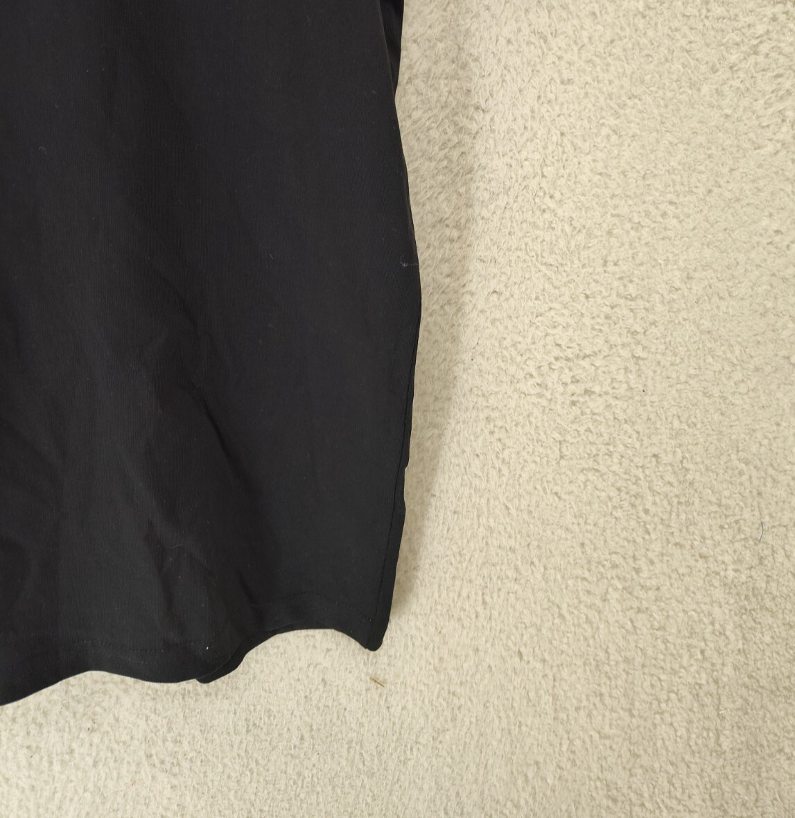 Ascolour Men Shirt Large Black Printed 100% Cotton Short Sleeve Classic Fit Tee