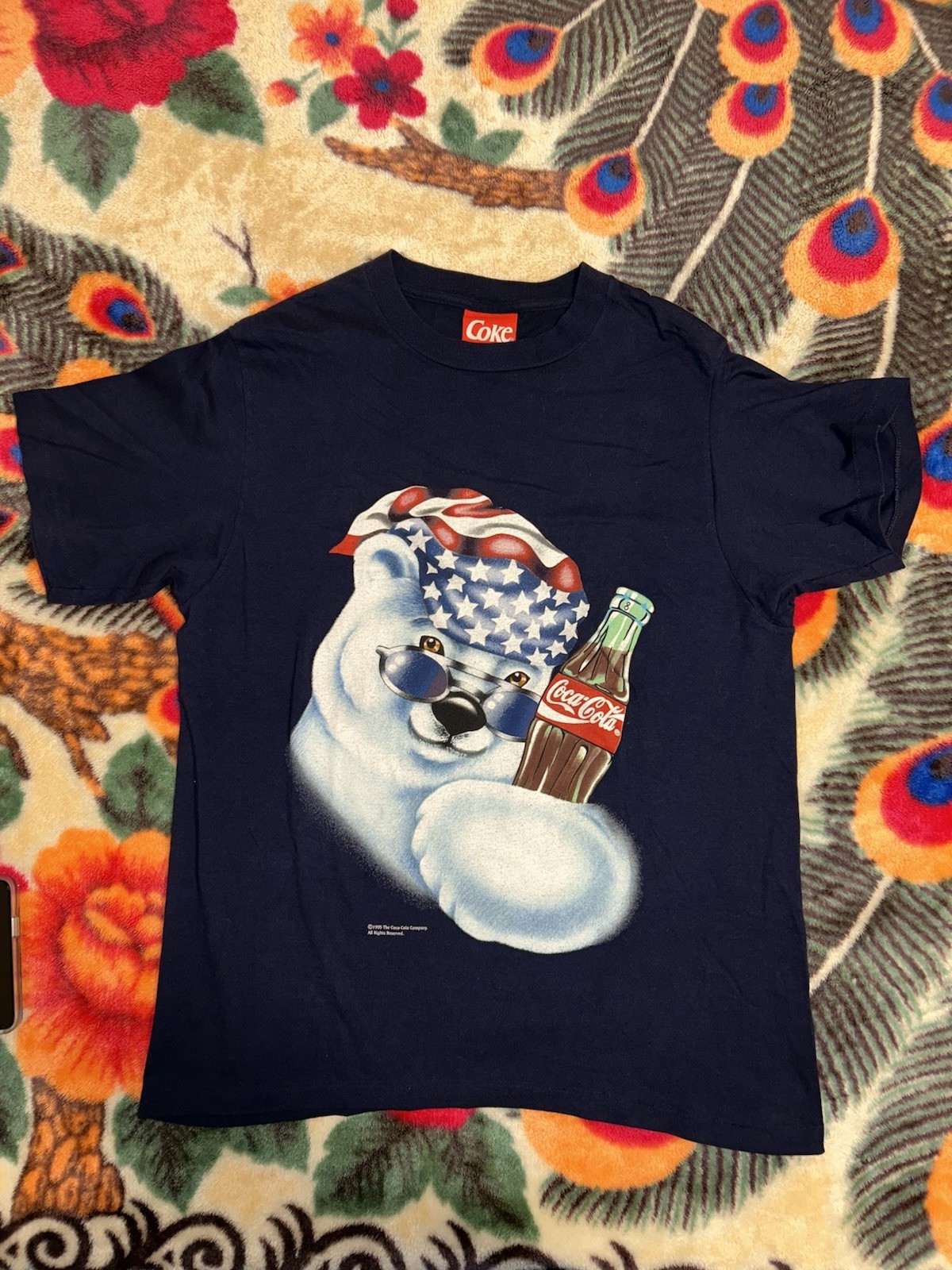 Vintage 1995 Coca-Cola Polar Bear T-Shirt Mens XL Coke 90s Single Stitch USA