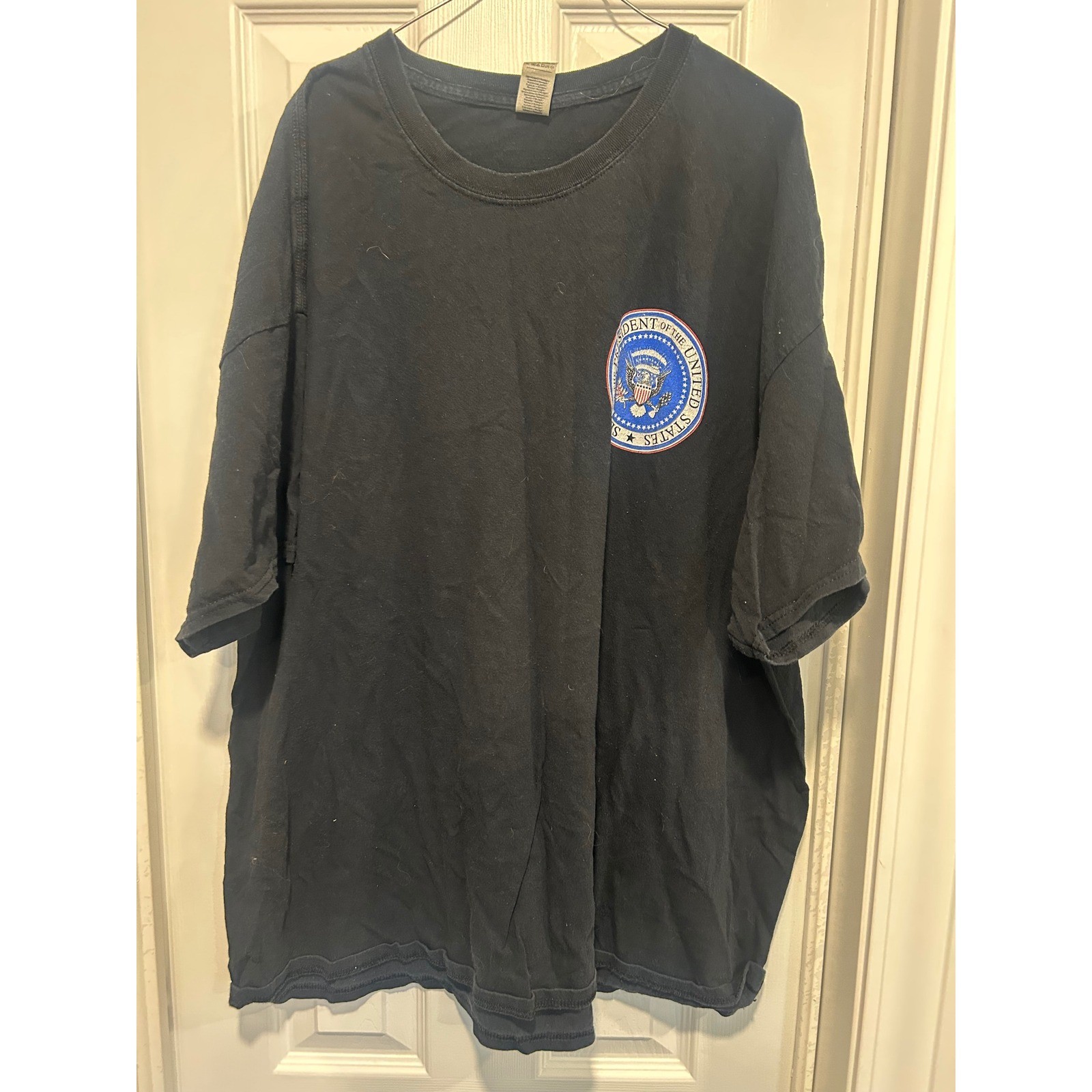 Trump 2020 President Seal Graphic T-Shirt Mens 3XL Black Heavy Cotton Tee