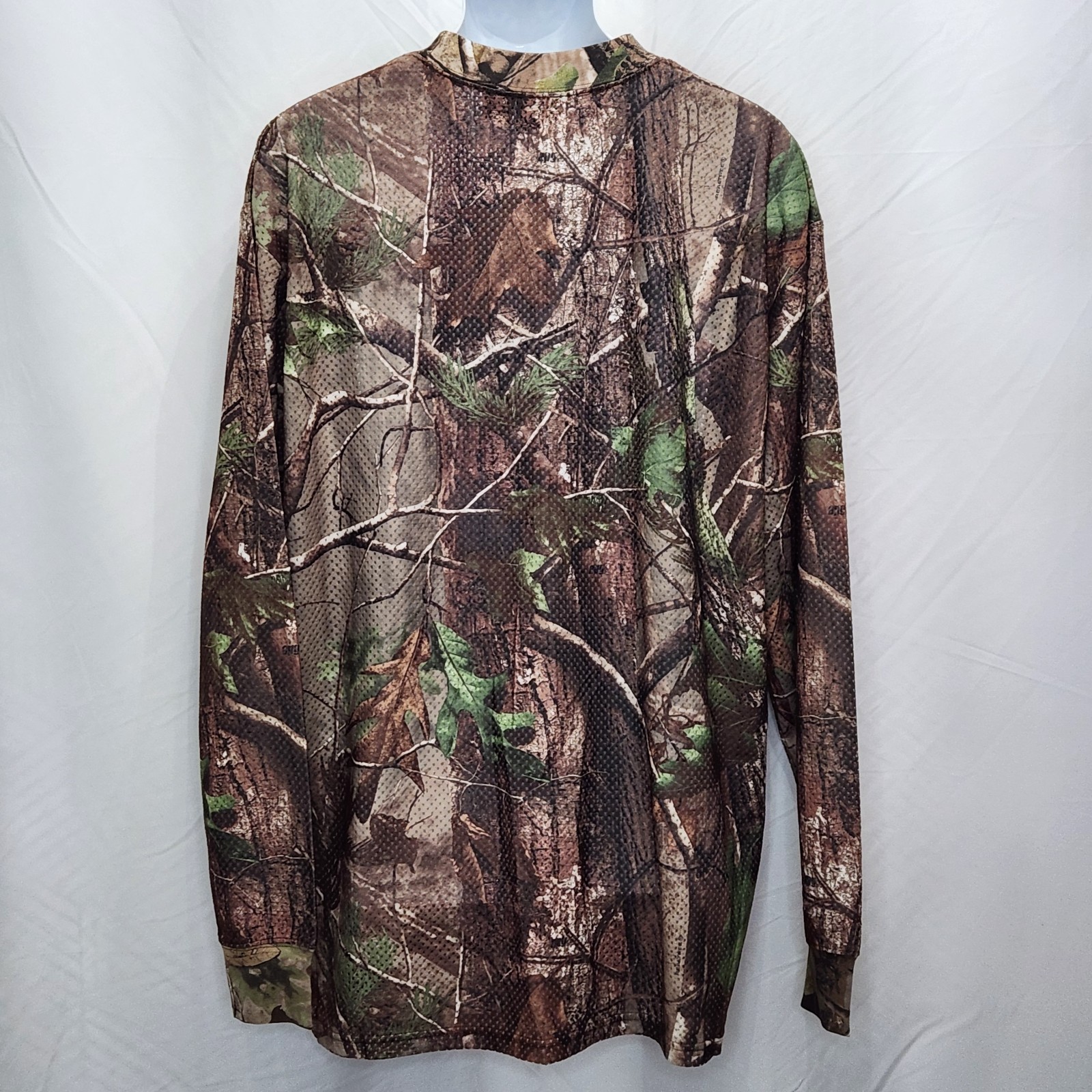 Redhead Realtree APG Camo T Shirt Mens XL Brown Long Sleeve Hunting Outdoor N01D