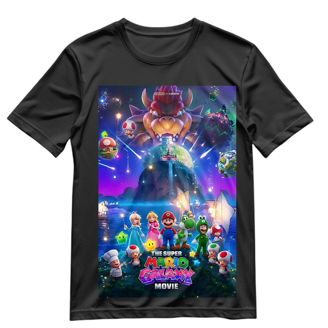 The Super Mario Galaxy Movie T Shirt S-XXXL Super Mario Movie Graphic Shirt #1A