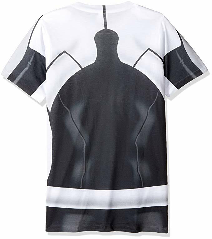 Trevco Men’s Doctor Mirage Mirgae Uniform Double Sided Adult T-Shirt Med