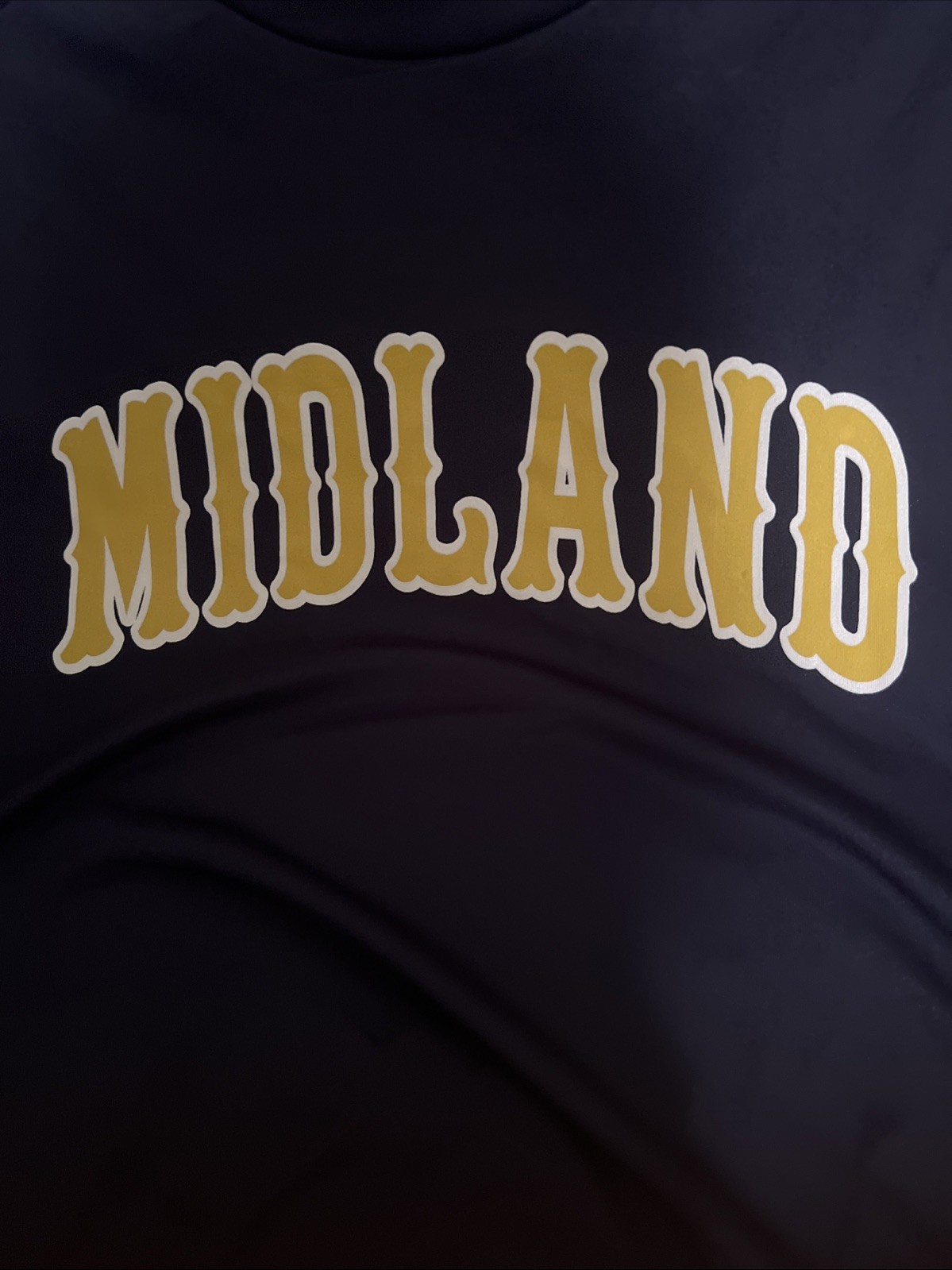 Rawlings Midland (Ohio) Baseball TShirt Men’s Size Large Navy Short Sleeve NWT