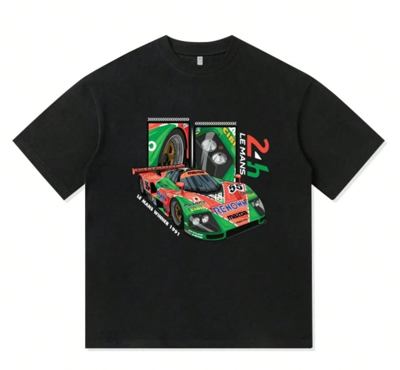 Mazda 787B Racing Rotary Engine T-Shirt JDM Modification Culture Graphic Tee